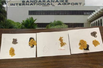 தங்க ஆபரணங்களுடன் விமான நிலையத்தில் சிக்கிய இந்தியர்கள்