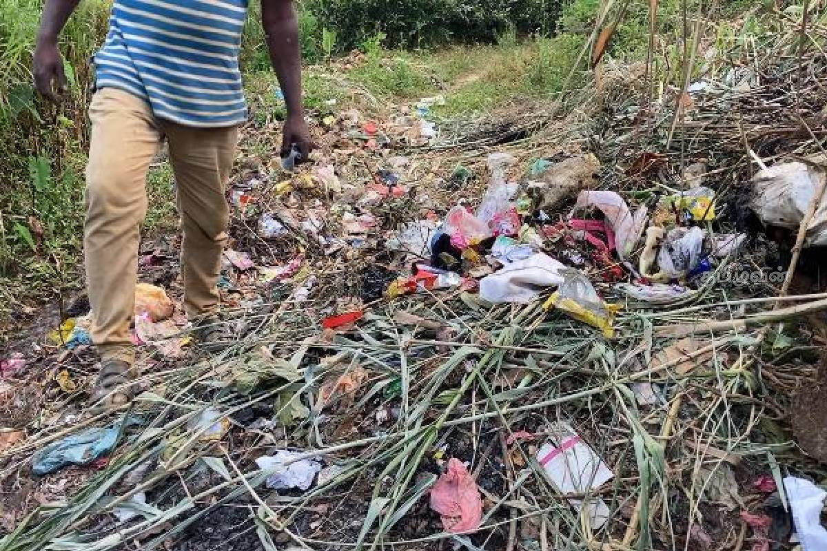 நானு ஓயாவில் குவிந்து கிடக்கும் குப்பைகளால் தொற்று நோய் பரவும் அபாயம் | Garbage Piled Up On The Street In Nanuoya