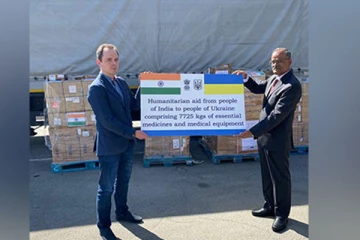 முதல்முதலில் உக்ரைனுக்கு உதவிக்கரம் நீட்டிய இந்தியா!