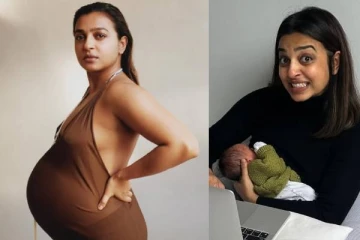 12 ஆண்டுகளுக்கு பின் பிறந்த குழந்தை!! போட்டோஷூட்டில் மிரட்டும் நடிகை ராதிகா ஆப்தே..