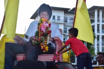 தியாக தீபம் திலீபனின் நினைவேந்தலுக்கு தடை கோர ஹெலியில் வந்த நபர்கள்