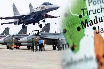 யாழ். குடாநாட்டின் தீவுகளால் தஞ்சாவூர் விமான தளத்திற்கு நெருங்கும் ஆபத்து