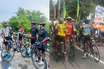 யாழில் நடைபெற்ற நீண்டதூர சைக்கிள் ஓட்ட போட்டி (Photos)