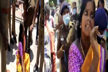 கோவில் திறக்கலைனா ஒரு லட்சம் பேர் உயிரிழப்பார்கள் - கதறி அழுத பெண்!