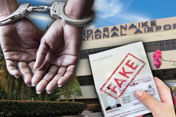 கட்டுநாயக்கவில் போலி கடவுச்சீட்டுடன் கைதான பெண்