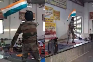 தேசபக்தி பாடலுக்கு தேசியக்கொடியுடன் நடனம்.., மாரடைப்பால் உயிரிழந்த முன்னாள் ராணுவ வீரர்