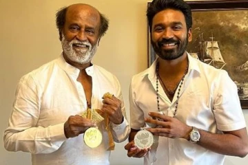 மாமன் - மருமகன் ஒரே மேடையில் விருது பெற்ற தருணம் - நடிகர் தனுஷ் நெகிழ்ச்சி!