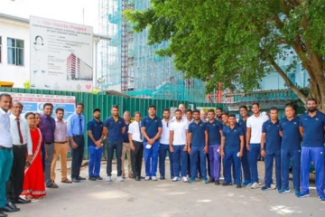 இலங்கை கிரிக்கெட் அணி வீரர்கள் சீமாட்டி ரிஜ்வே சிறுவர் வைத்தியசாலைக்கு விஜயம்