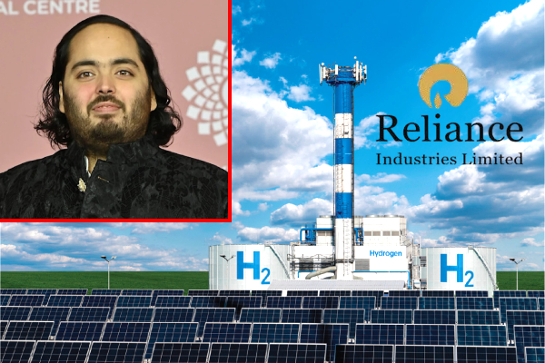 Reliance solar park Gujarat, Green hydrogen India, Sustainable aviation fuel, Anant Ambani energy plan, RIL renewable energy project, Battery energy storage India, National Green Hydrogen Mission, India solar energy future, Reliance green ammonia methanol, 2025 Reliance AGM highlights