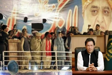 இம்ரான்கான் அரசாங்கத்திற்கு எதிராக பிரம்மாண்ட பேரணியை நடத்திய எதிர்கட்சிகள்!