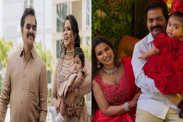 குழந்தையுடன் முதல் பொங்கல்... பாரம்பரிய முறையில் அசத்திய நடிகை சங்கீதா! | Redin Kingsley Sangeetha Pongal Celebration Photos