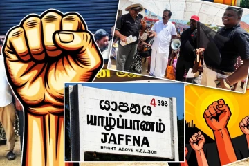 யாழ். பலாலியில் வீதிக்கு வந்த பொதுமக்கள் - சிங்கள மயமாக்கும் தமிழர் நிலங்கள்: சிறீதரன் எம்.பி சீற்றம்