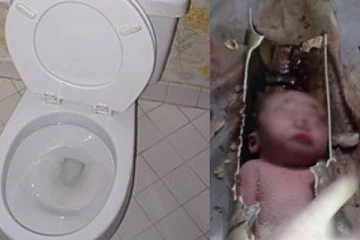 குறைபிரசவ குழந்தையை பெற்றெடுத்து டாய்லெட்டில் பிளஷ் செய்த கொடூர தாய்