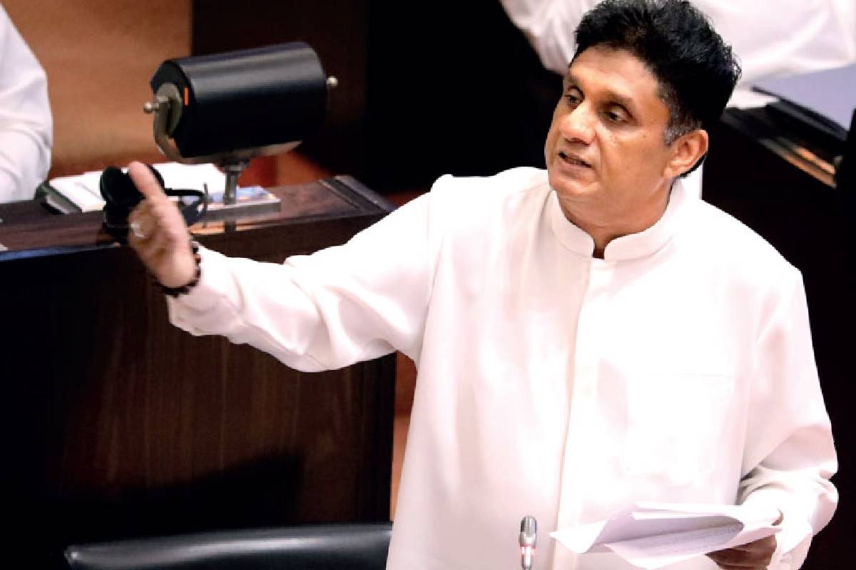 வளமான நாடும் அழகான வாழ்க்கையும் வெறும் ஏமாற்றுத் தேர்தல் வாக்குறுதிகளே - அரசாங்கத்தை சாடிய சஜித் | Sajith Govt S Promises Are Election Deception
