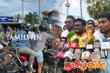 வெற்றிவாகை சூடிய ரவிகரனை வரவேற்ற முல்லைத்தீவு மக்கள்