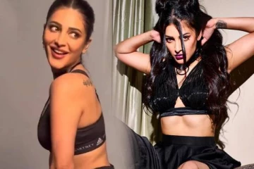 வெறும் அந்த ஆடையுடன் அப்படியொரு போஸ்!! கமல் மகள் ஸ்ருதி ஹாசனின் வீடியோ..