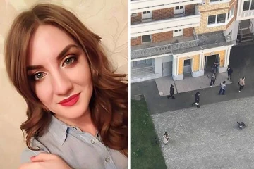 இரண்டு குழந்தைகளை கட்டியணைத்தபடி 190 அடி உயர கட்டிடத்திலிருந்து குதித்த பெண்: ரஷ்யாவில் பயங்கரம்