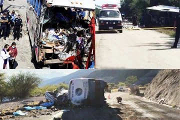 மெக்சிகோவில் பேருந்து விபத்து: 18 பேர் பலி