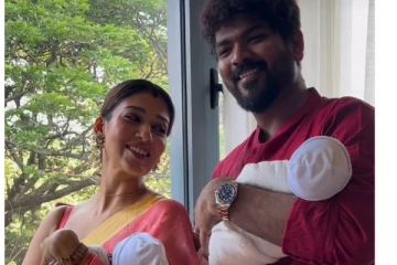 முதன் முறையாக தங்கள் குழந்தைகளை காட்டிய நயன்தாரா, விக்கி