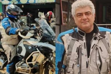 அஜித் பைக் டயர் பஞ்சர் ஆனால், இப்படி செய்வாரா!! பணமிருக்கு இதற்கு மேலும் செய்வார்..