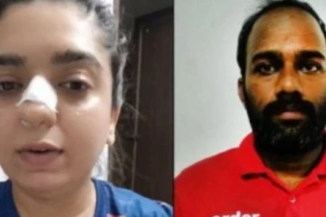 சொமாட்டோ ஊழியர் வேண்டும் என தாக்கினாரா? இளம்பெண் மீது எழுந்த வழக்கு!