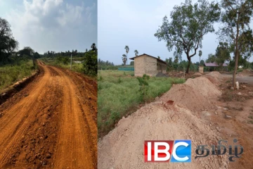 யாழில் ஆலயம் செல்ல தனியாரின் காணிக்குள் பாதை அமைக்கும் இராணுவம் : காணி உரிமையாளர்கள் கடும் எதிர்ப்பு