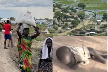 தென்சூடானில் கடும் பஞ்சம்...ஒருவேளை உணவுக்கே திண்டாடும் மக்கள் - கண் கலங்க வைக்கும் வீடியோ...!