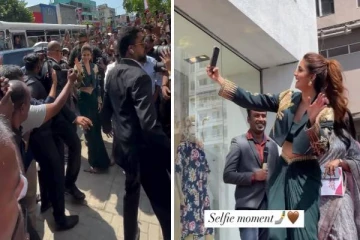 இலங்கையில் நடிகை கீர்த்தி சுரேஷை வரவேற்க திரண்ட ரசிகர் கூட்டம்: வைரல் காணொளி