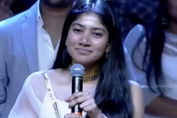 ரசிகர்கள் முன் மேடையில் கண்ணீர் விட்ட சாய் பல்லவி.. காரணம் இதுதான்!