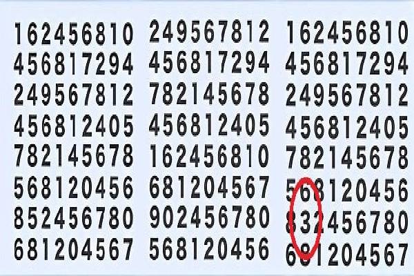 இதில் 3ஐ மூன்று வினாடிகளில் கண்டுபிடிக்க முடியுமா? | Optical Illusion Challenge 3 In The Picture