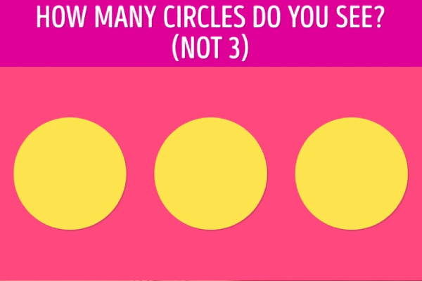 இதில் எத்தனை வட்டங்கள் உள்ளன? நிச்சயமாக மூன்று இல்லை | Eyes A Workout How Many Circles Do You See