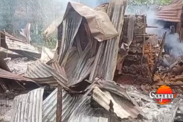 පැල්පතට ගිනි අරන් - පොඩිවුන්ගේ ඇදුම් පොත් ඔක්කොම විනාසයි [PHOTO]