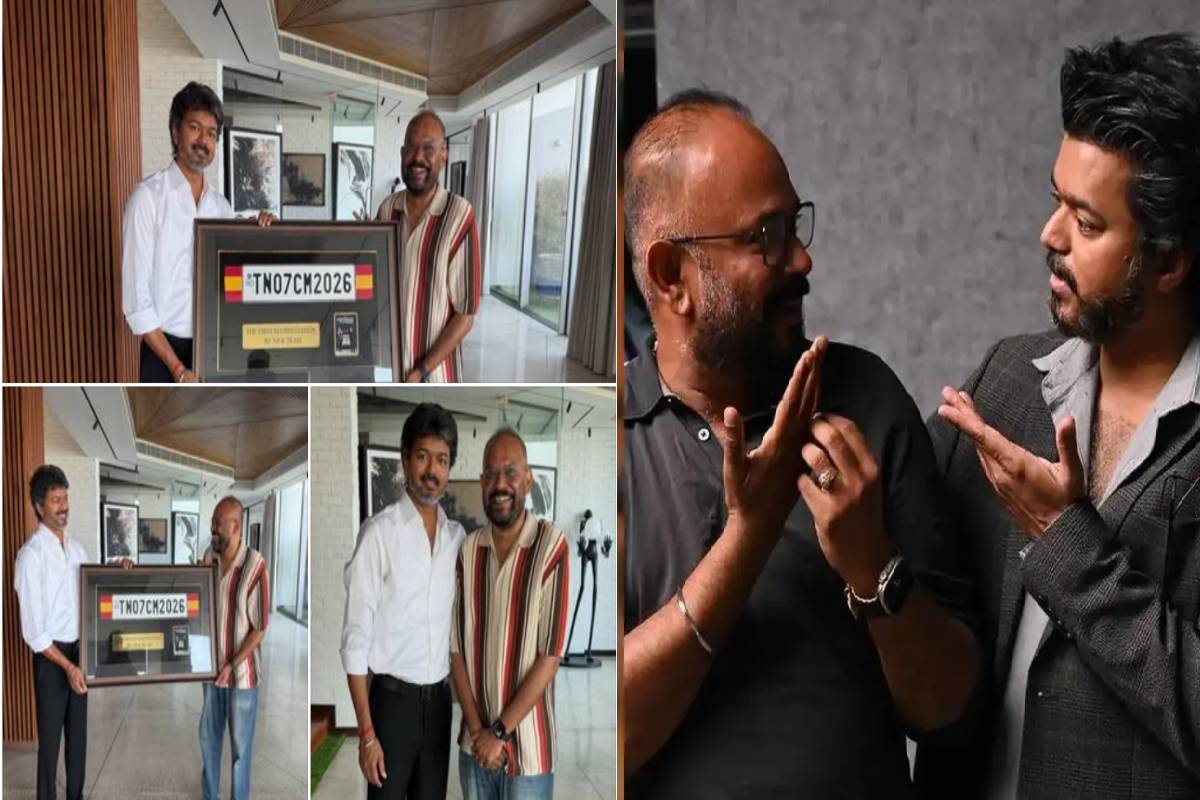 CM விஜய்யை சந்தித்த இயக்குநர் வெங்கட் பிரபு - நெகிழ்சியான பரிசு | Venkat Prabhu Gifted Car Number To Cm Vijay