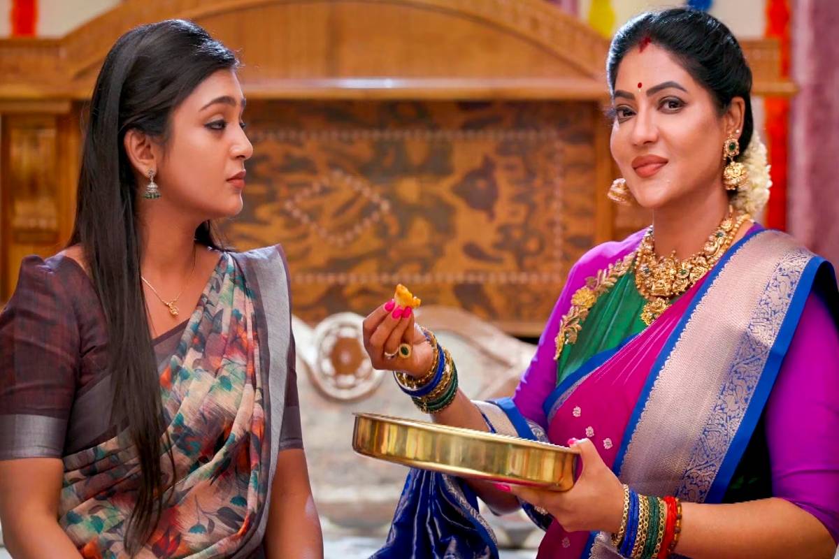 இன்றோடு முடிந்த மகளே என் மருமகளே சீரியல்... கடைசி காட்சி போட்டோ | Vijay Tv Magale En Marumagale Serial Ends