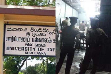 யாழ். பல்கலைகழக மாணவிகளுக்கு நேர்ந்த கதி (படங்கள்)