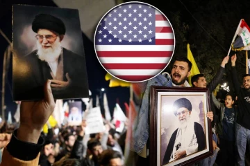 கொல்லப்பட்ட அலி கமேனி : அமெரிக்காவிற்கு எதிராக வெடித்த போராட்டம்