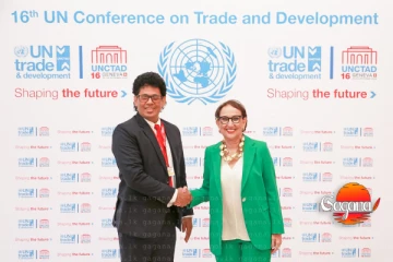 ඇමති වසන්ත එක්සත් ජාතීන්ගේ වෙළෙඳ හා සංවර්ධනය සමුළුවට සහභාගී වේ