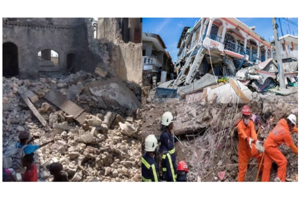 ஹைதியில் ஏற்பட்ட பயங்கர நிலநடுக்கம் - பலி எண்ணிக்கை 2000ஐ கடந்தது - மழையால் மீட்பு பணி தாமதம்! | World Viral News