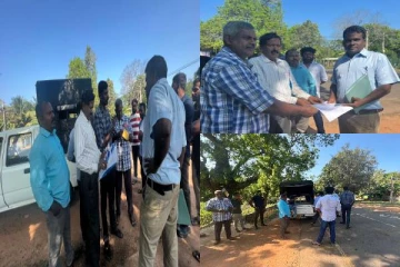 அளம்பில் துயிலுமில்ல காணியை இராணுவம் சுவீகரிக்க முயற்சி - தடுத்து நிறுத்திய மக்கள்!