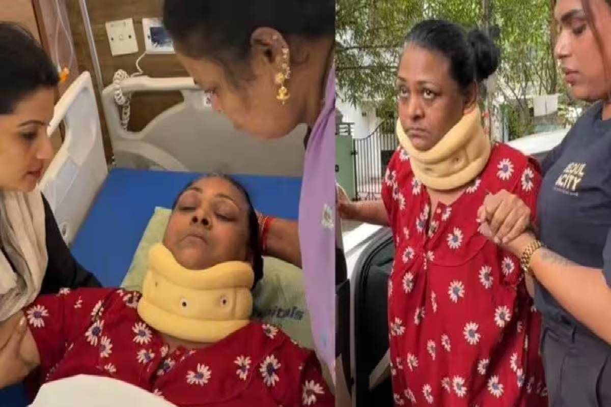 செல்போனில் கேம் விளையாடிய ஷகீலா - ரூ.3 லட்சம் செலவில் கழுத்து அறுவை சிகிச்சை! | Shakeela Neck Surgery After Mobile Gaming Habit செல்போனில் கேம் விளையாடிய ஷகீலா - ரூ.3 லட்சம் செலவில் கழுத்து அறுவை சிகிச்சை! | Shakeela Neck Surgery After Mobile Gaming Habit