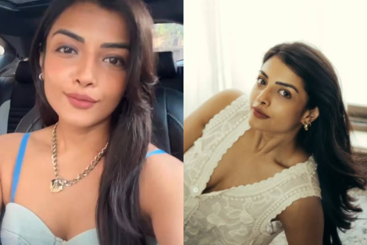 பழக்கடையில் டூபீஸ் ஆடையில் சந்தானம் பட நடிகை ஆஷ்னா சவேரி... | Actress Ashna Zawari Recent Shop Photos Post