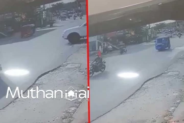 மூன்று வாகனங்கள் மோதியதில் இளம் பெண் மரணம்