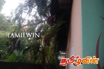 மழை அனர்த்தம் காரணமாக யாழில் இரண்டு குடும்பங்கள் பாதிப்பு