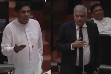 சிறிலங்கா நாடாளுமன்றத்தில் ரணில் - சஜித் காரசார மோதல்