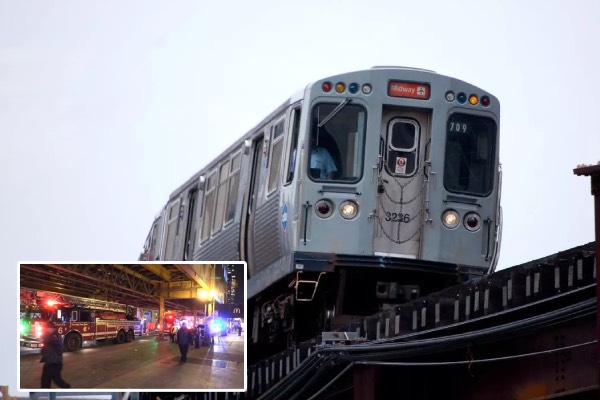 ஓடும் ரயிலில் பெண் தீ வைத்து கொளுத்தப்பட்ட சம்பவம்: தப்பியோடிய தாக்குதல்தாரி | Horrific Attack On Woman On Chicago L Train ஓடும் ரயிலில் பெண் தீ வைத்து கொளுத்தப்பட்ட சம்பவம்: தப்பியோடிய தாக்குதல்தாரி | Horrific Attack On Woman On Chicago L Train