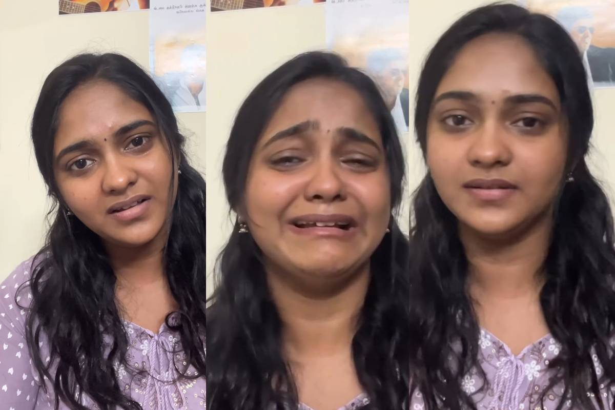 நிம்மதியா இருக்க விடுடா..நான் எதாவது பண்ணிகிட்டா காரணம் அவன் தான்!! சின்ன மருமகள் சீரியல் நடிகை ஸ்வேதா... | Chinna Marumagal Serial Actress Swetha Crying