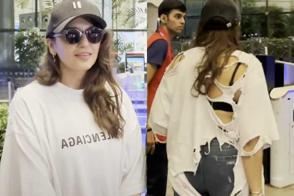 ஹுமா குரேஷி போட்டு இருக்கிற இந்த T-shirt எவ்ளோ இருக்கும்ன்னு சொல்லுங்க.. | Huma Qureshi Cotton Balenciaga T Shirt Rs 65000