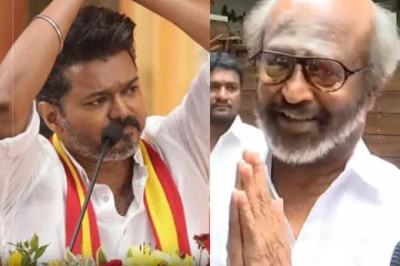 விஜய்க்கு என்னுடைய வாழ்த்துகள்!! ரொம்ப நன்றின்னு சொல்லி எஸ்கேப்பான ரஜினிகாந்த்..