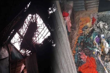 யாழில் விசமிகளின் தீக்கிரையாக்கப்பட்ட வீடு ; தீவிர விசாரணையில் பொலிஸார்