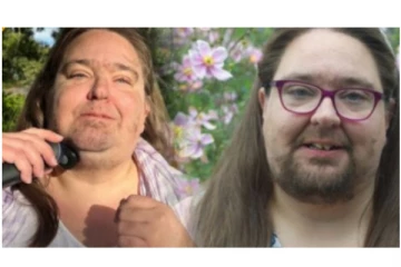 2 மாதமாக தாடியை வளரவிட்டு முகச்சவரம் செய்து கொண்ட இங்கிலாந்து பெண்...!